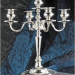 candelabro sheffild h. 37 silver